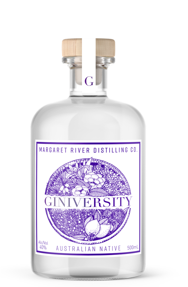 Giniversity Australian Native Gin 40% (500ml) - Audacity Wines