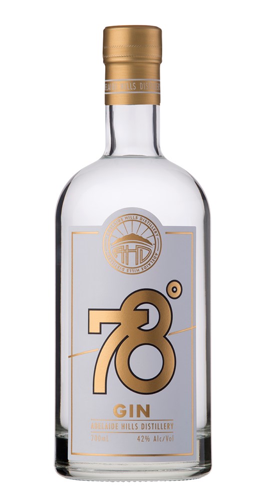 Adelaide Hills Distillery 78 Degrees Small Batch Gin 42% (700ml) - Audacity Wines