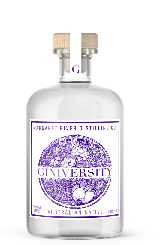 Giniversity Australian Native Gin 40% (500ml) - Audacity Wines