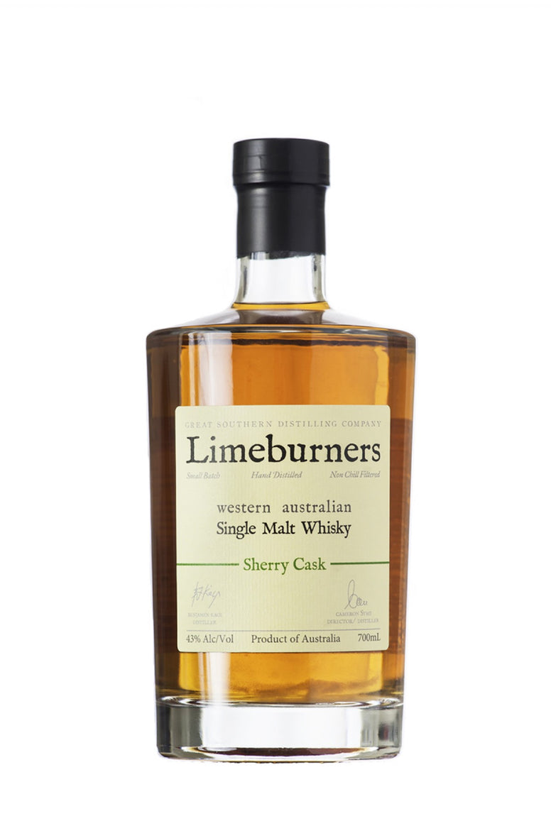 Limeburners Single Malt Whisky Sherry Cask 43% (700ml) - Audacity Wines