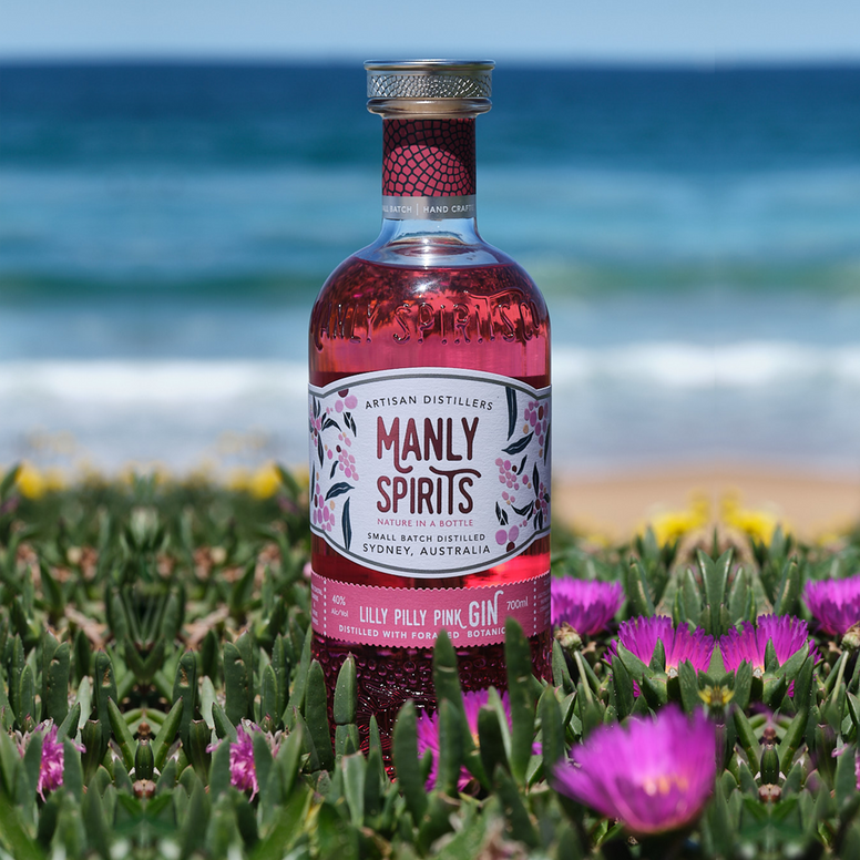 Manly Spirits Lilly Pilly Pink Gin 40% (700ml)