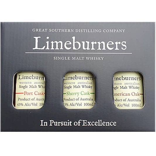 Limeburners Whisky Gift Pack (3 x 100ml)