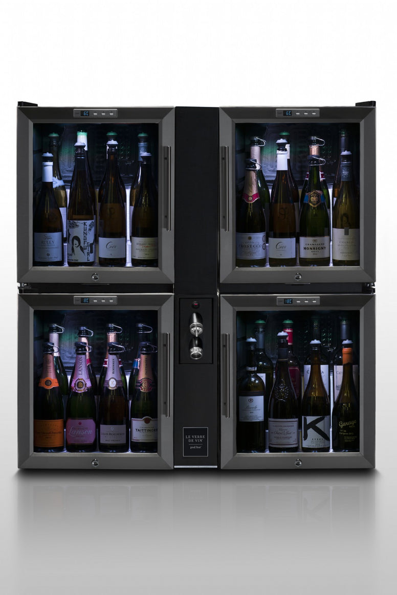 Le Verre de Vin Quad-Pod Bar - dual still wine and sparkling wine/champagne (BC406) - Audacity Wines
