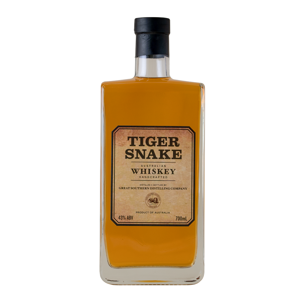 Tiger Snake Australian Whiskey 43% (700ml) - Audacity Wines