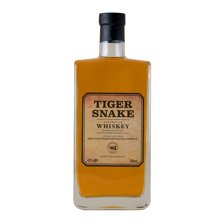 Tiger Snake Australian Whiskey 43% (700ml) - Audacity Wines