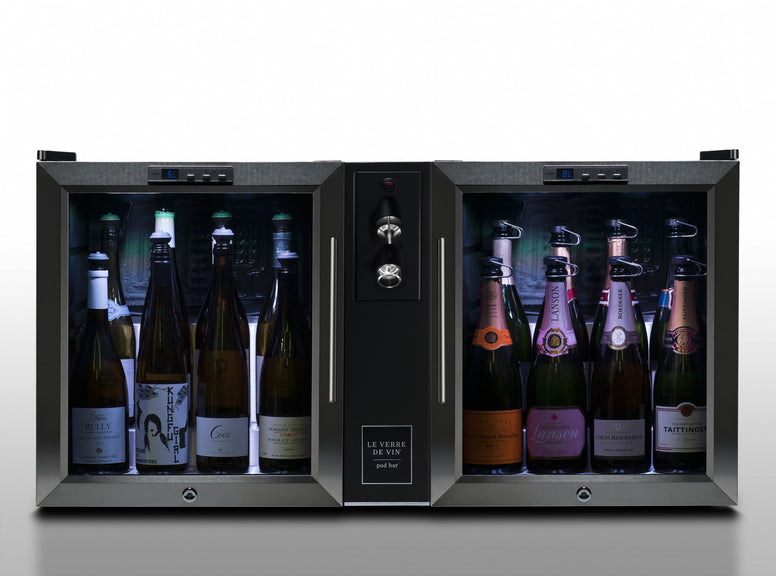 Le Verre de Vin Twin-Pod Bar - dual still wine and sparkling wine/champagne (BC404) - Audacity Wines